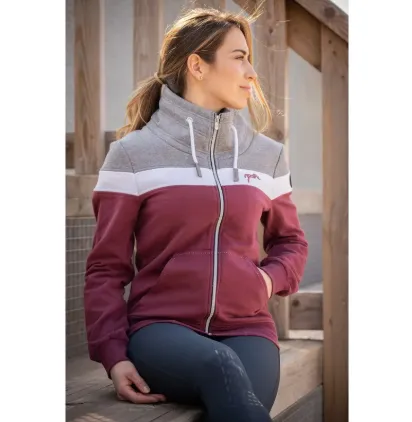 Кофта на молнии PENELOPE “Native” (xl, plum)