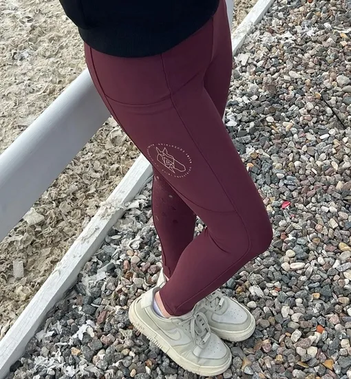 Леггинсы Alibi (xs, бордо)