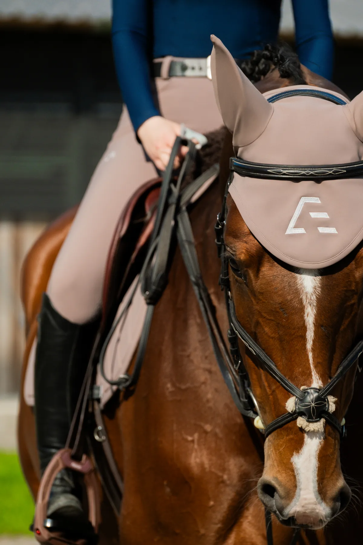 Ушки для лошади ATMO Equestrian (FULL, Coffee)