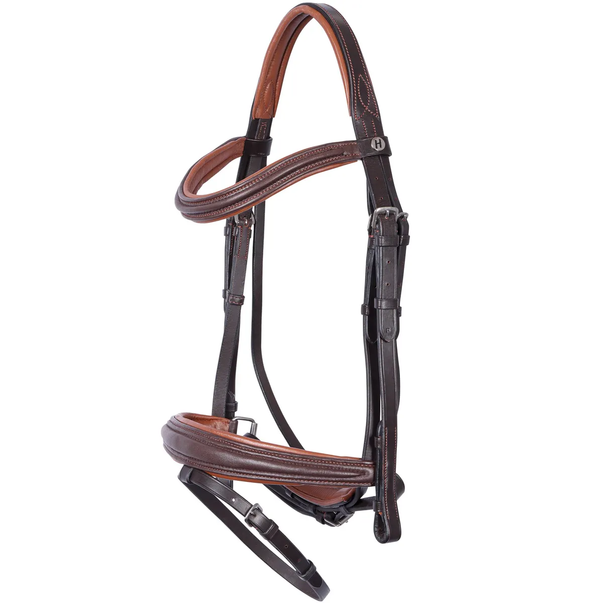 Уздечка с мягкой подложкой SOFT от Harry's Horse (PONY, Коричневый)