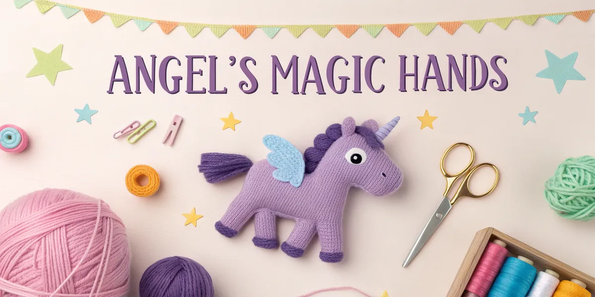 Баннер магазина Angel's magic hands